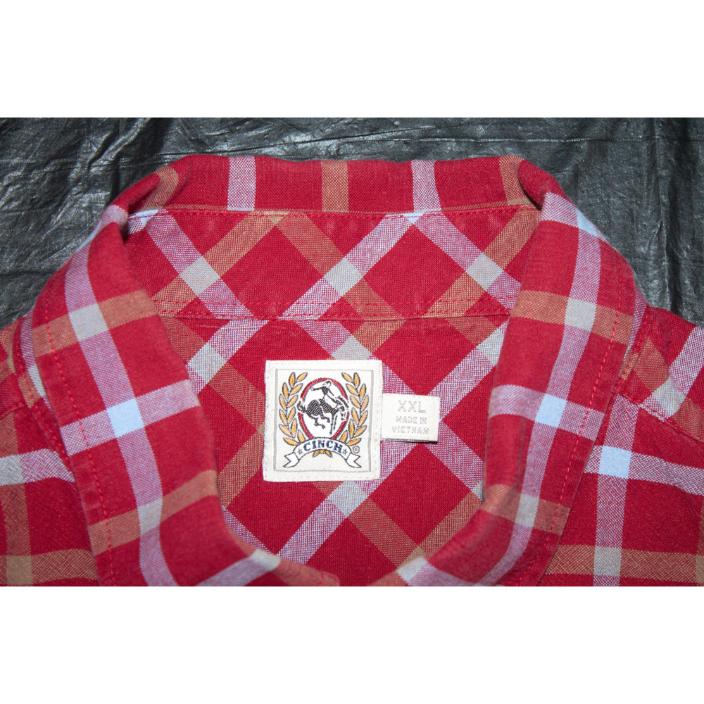 Cinch Long Sleeve Button Front Shirt Size 2XL - Picture 7 of 7